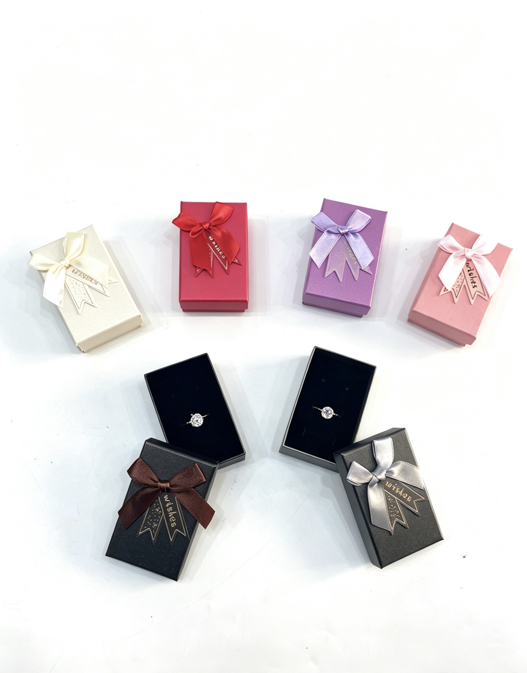 Jewelry Gift Box Color Options packaging