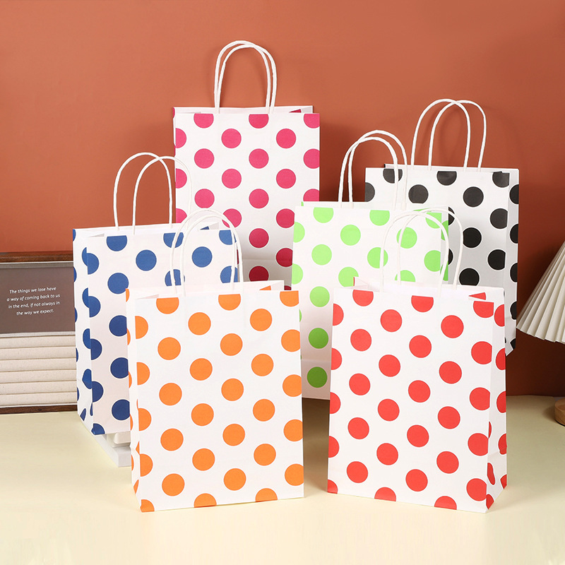 Polka Dot Paper Bag Assortment packaging